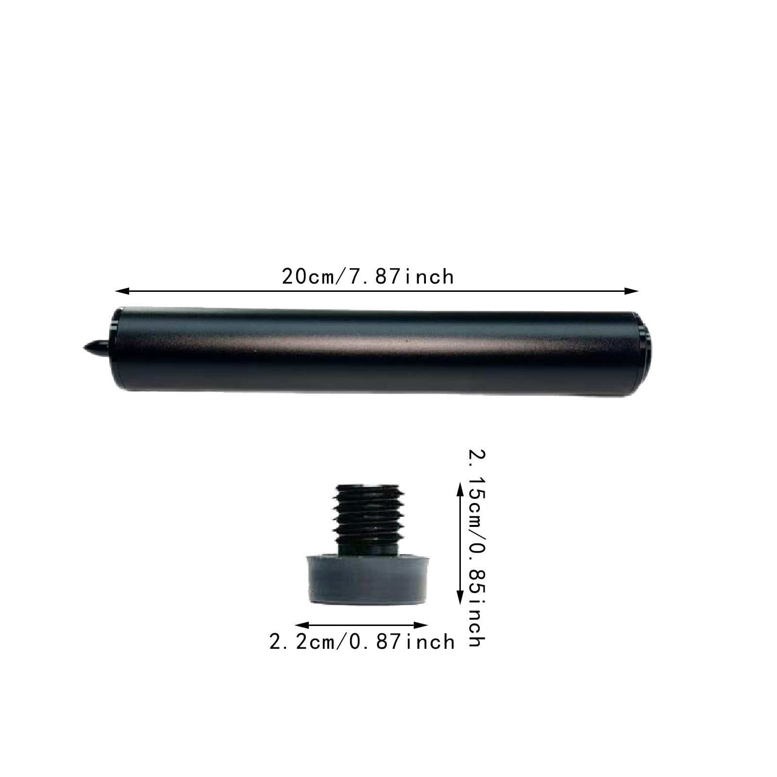 Vsenkes Pool Cue Extender Pool Stick Extension Rod Billiards Accessory Ultralight Snooker Cue End Lengthener for Beginners Enthusiast