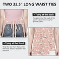 thumbnail image 6 of Unicorn Rainbow Cloud Mushroom Butterfly Apron-Garden Aprons for Women with Pockets-Cotton Linen Waterproof Kitchen Cooking Gardening Aprons Adjustable for Kitchen,Cooking,BBQ and Salon 33x27 Inch, 6 of 7