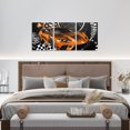 thumbnail image 2 of Erosebridal Teens Sports Car Canvas Wall Art Living Room, Speed Racing Car Wall Decor for Bedroom, Black Orange, 2 of 5