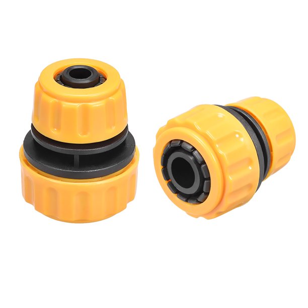 Garden Water Hose Connector 1/2 ID x 3/4 ID Plastic Quick Connect
