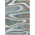 thumbnail image 2 of Addison Rugs Chantille Indoor/Outdoor Contemporary Abstract Teal Machine Washable Rectangle Rug, 9' x 12', 2 of 8