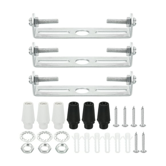 Uxcell Ceiling Light Plate Kit, Light Fixture Mounting Bracket Plate Crossbar 75mm 3