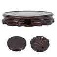 thumbnail image 4 of Wooden Teapot Base, Round Wooden Base Durable Compact Elegant Appearance  For Gift For Home Decoration, 4 of 8