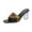 Black, variant on Zpanxa Slippers for Women Belt With Crystal and Sandals for Women With High-heeled Slippers Flip Flops for Women Black 40