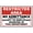 Warning Sign 2, variant on FIRE Extinguisher 3 Sign - 8"x12" Metal Notice Sign, Danger Warning Caution for Outdoor Indoor, Fire Safety, Extinguisher Location, Office Home