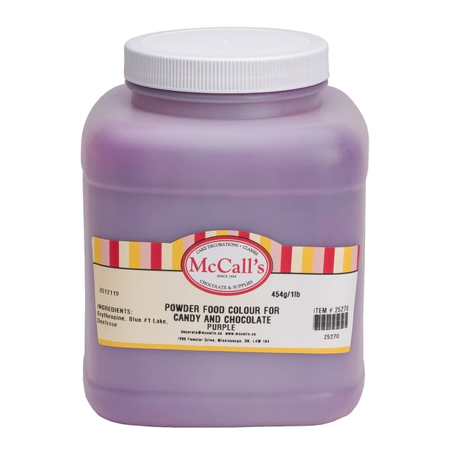 POWDER FOOD COLOR lake PURPLE / VIOLET FOR CANDY & CHOCOLATE 454 g / 1lb