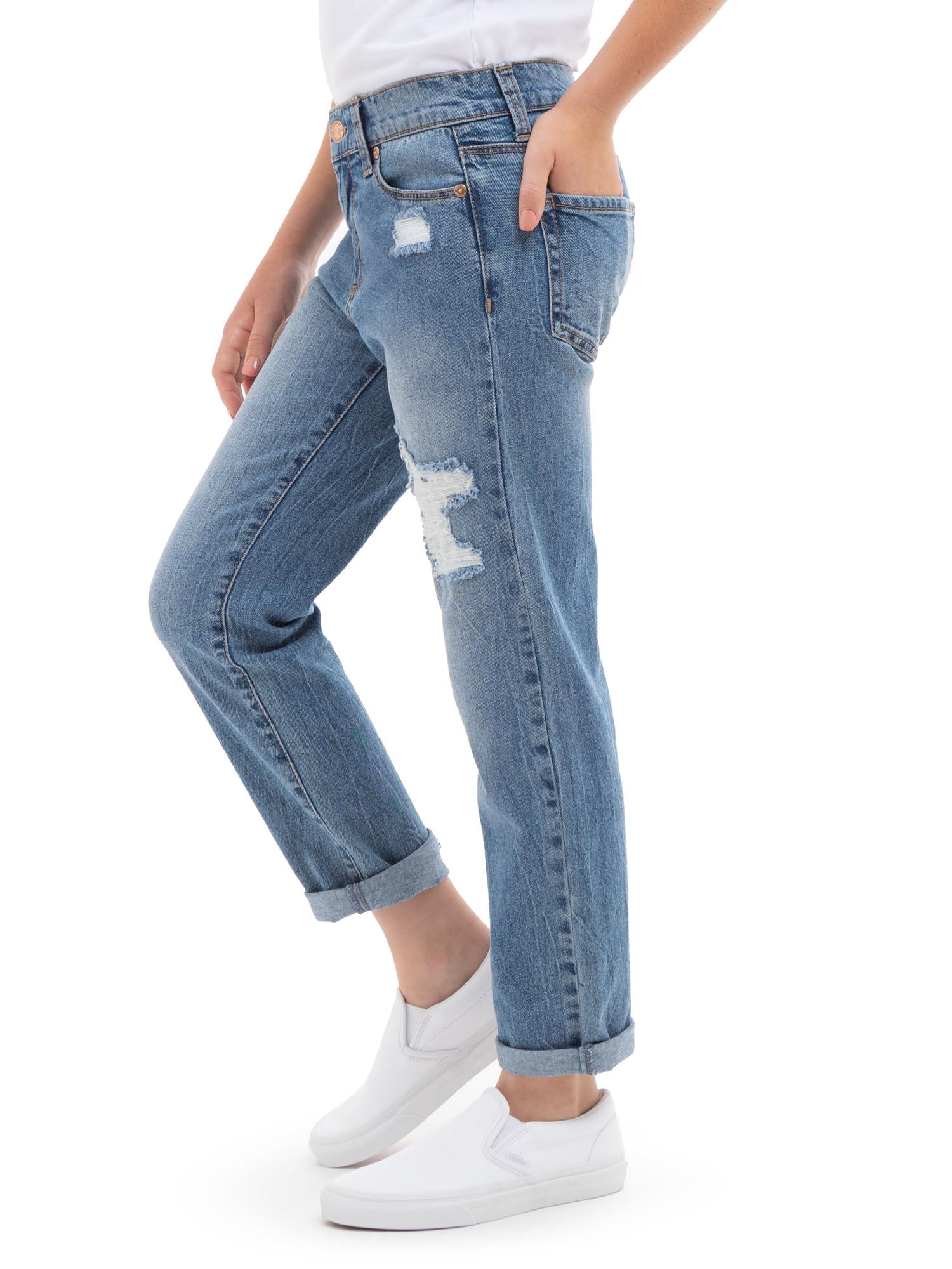 Jordache Girls High Rise Girlfriend Jean, Sizes 5-18