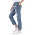 thumbnail image 5 of Jordache Girls High Rise Girlfriend Jean, Sizes 5-18, 5 of 8