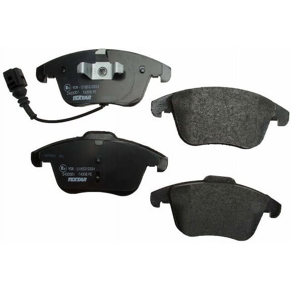 Front Brake Pad Set - Compatible with 2012 - 2017 Volkswagen Passat 2013 2014 2015 2016