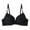 Black, variant on Bras for Women Wireless Sexy Lace Lingerie With Complementary And Soft Rubber Support Sagging Adjustable Bra White,L