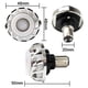 thumbnail image 3 of Reemplazo Universal LED 12V Dirt Bike Motocicleta Bicicletas Trasero Luz Trasera Decoración Fresca Ojo de ángel Lámpara Estroboscópica Accesorio Estilo C Soledad luz de freno, 3 of 8