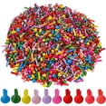 thumbnail image 1 of Split Pins Metal Round Brads Mini Paper Fasteners For Paper Craft Scrapbooking Diy Craft Multicolor 4.5mm*8mm 1000pcs, 1 of 5