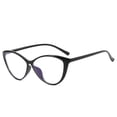 thumbnail image 3 of Gafas de miopía con montura grande y forma de ojo de gato para mujer, estilo retro, antiluz azul, estilo sencillo, gafas con montura sencilla, 3 of 6