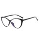 thumbnail image 2 of Gafas de miopía con montura grande y forma de ojo de gato para mujer, estilo retro, antiluz azul, estilo sencillo, gafas con montura sencilla, 2 of 5