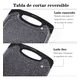 thumbnail image 4 of "3 Piezas Tablas Para Picar De Cocina Mango Alimentos Asa Gris ", 4 of 5