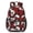 Skull and Rose, variant on Skull and Blood Gothic Pattern 17" School Backpacks for Teens,Waterproof Oxford Fabric,S-Shape Padded Straps for School,Travel,Hiking,Camping