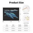 thumbnail image 2 of Lsque Ocean Turtle Print Wall Art – Decorative Picture for Living Room, Bedroom, and Office (Horizontal), 2 of 6