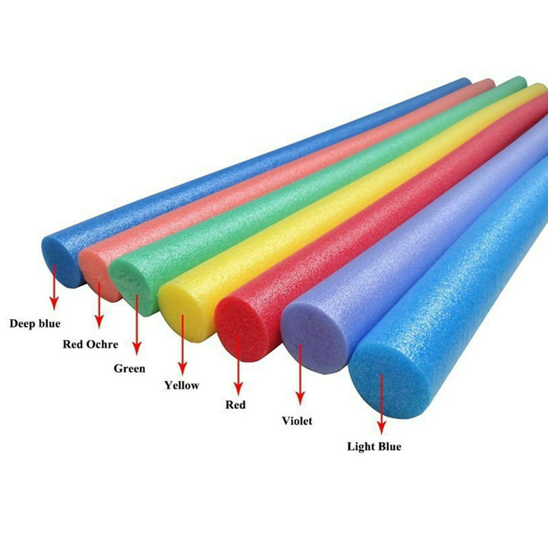 Lohuatrd Multi-Purpose Pool Noodle, Hollow Float Stick, Solid Foam Swim  Noodles for Swimming, Floating and Craft Projects