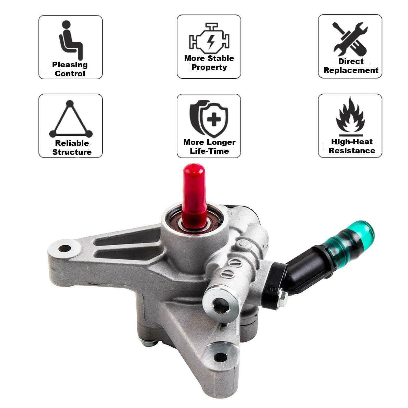 Geelife Power Steering Pump For 2003-2006 Acura MDX 2004-2007 Honda Accord Odyssey