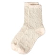 thumbnail image 5 of MeMoi Women's Dimensional Burst Anklet Socks - Womens - Female, 9-11, Buff Yellow, 5 of 5