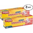 thumbnail image 5 of Disposable plastic storage bags with original spiral closure, 1 gallon size, 300 pieces, suitable for home, office, vacation, travel, sandwiches, fruits, nuts, cakes, cookies or any snacks (2 packs), 5 of 5