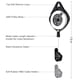 thumbnail image 4 of Sistema de polea de techo retráctil para gestión de cables VR, Compatible con accesorios HTC Vive/Rift S/Oculus Quest2 VR, 4 of 8