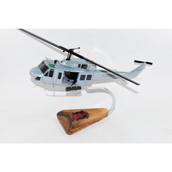 Bell® UH-1N Huey, HMLA-773 Red Dogs, 16" Mahogany Scale Model