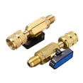 thumbnail image 4 of 3pcs/lot HVAC 3 Color R410A Valves Refrigerant Adapter AC Charging Hoses Straight Ball Valves ,Easy to Install, 4 of 5