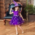 thumbnail image 2 of Odeerbi 2025 Children Baby Girls Middle-aged Children's Gauze Skirt Halloween Masquerade Dress, 2 of 9