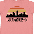 thumbnail image 4 of Inktastic Indianapolis Indiana Skyline Retro Boys or Girls Toddler T-Shirt, 4 of 5
