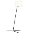 thumbnail image 3 of Evelyn&Zoe Markos Tilted Floor Lamp with Fabric Shade in Blackened Bronze/White, 3 of 13