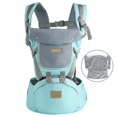 thumbnail image 3 of Ergonomic 9-In-1 Baby Carrier - Front, Back, 4 Positions, 3 of 5