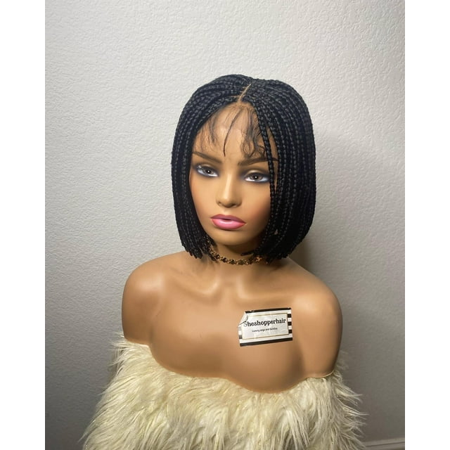 Braided bob sheshopperhairs hand braided bob wig braid wig glueless ...