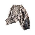 thumbnail image 4 of Odeerbi 1-10 Años Niñas Algodón Bloomers Verano Floral Ruffle Jogger Pantalones Flower Print Lindo Ocio Linterna Pantalones Pantalones Haren Con Bolsillo, 4 of 9