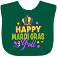 thumbnail image 3 of Inktastic Happy Mardi Gras Y'all with Crown Boys or Girls Baby Bib, 3 of 4