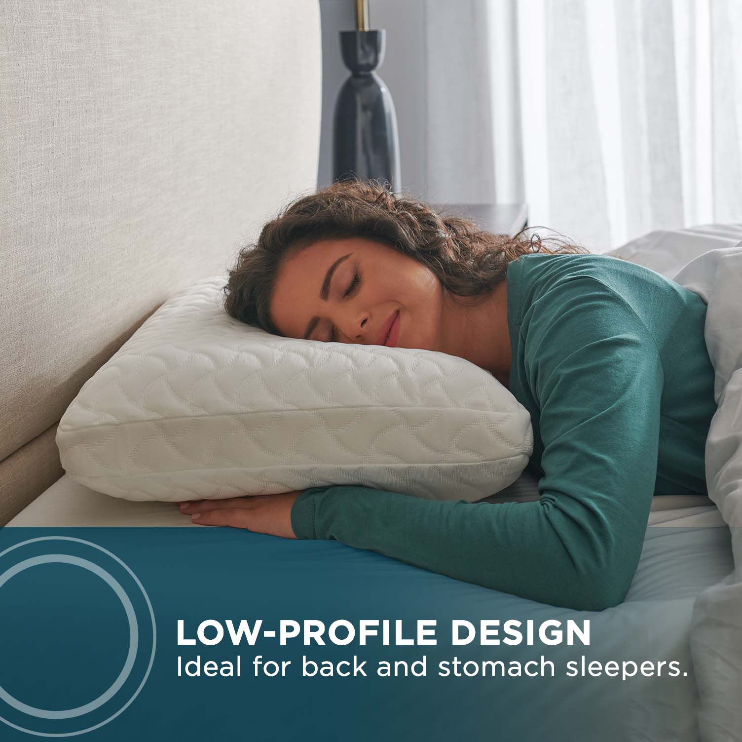 Tempur-Pedic Cloud Memory Foam Bed Pillow Queen 2-Pack photo 8
