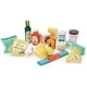 thumbnail image 1 of Juego de abarrotes Tender Leaf Toys para supermercado, 17 unidades, madera, 1 of 6
