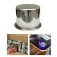 thumbnail image 5 of BIBABLYKE Recessed Stainless Steel Marine Boat Beverage Rack Drink Bottle Holder Rustproof Universal Yacht Modification Cup Holder, 5 of 7