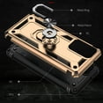thumbnail image 4 of Decase for Samsung Galaxy A03S (US Version) Case, Military Grade Drop Protection Magnetic Ring Holder Kickstand Protective Heavy Duty Phone Case for Samsung Galaxy A03S, Gold, 4 of 8