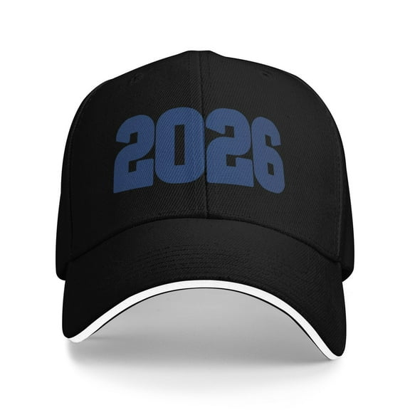 Class Of 2026 Unisex Adult Baseball Caps Adjustable Casquette Dad Hat Sandwich Cap Outdoors Headwear