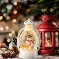 thumbnail image 5 of Christmas Snow Globes Lantern,Battery Operated Christmas Lights, Snowman and Deer with LED Lights, Snowing Effect, Holiday Tabletop Lantern for Home Decor, Winter Wonderland Decoration, 5 of 6