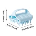 thumbnail image 2 of Hair Brush Scalp Massager Silicone Shampoo Brush for Gentle Cleansing and Relaxation Multifunctional Scalp Cleaner for Men and Women Ideal for Scalp Care, 2 of 4