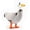 Bar-headed Goose, variant on PuffPurrs Pink Spoonbill Stuffed Animal, Realistic Sitting Wading Bird Plush, Wildlife Gift and Display, 11.8 in / 30 cm