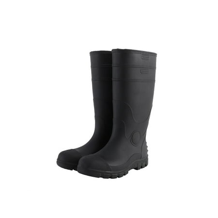 

UKAP Womens Safety Shoes Heavy Duty Rain Boot Steel Toe Work Boots Comfort Garden Shoe Construction Waterproof Non Slip Knee High Steel Toe Steel Midsole 10.5