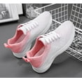thumbnail image 2 of Women's Breathable Sneakers, Soft Sole Running Shoes, Mesh Shoes, Pink, 2 of 5