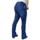 thumbnail image 3 of Pantalón de mezclilla stretch John Silver Betty Girls Semi acampanado color azul oscuro, 3 of 4
