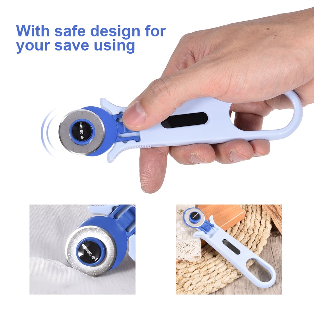 EOTVIA Roller Round Rotary Cutter Knife Cloth Tool Craft Tools Sewing
