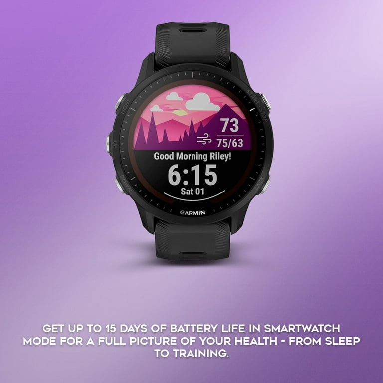 Garmin forerunner 955 (GPS) Black Case with Black Band