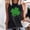 Black(New), variant on PNTUTB St. Patrick's Day Women's Fashion Print Casual Sleeveless Crew Neck Pullover Comfortable Tank Tops
