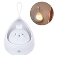 thumbnail image 3 of Linda luz de noche USB Lámpara de Lámpara de inducción de cuerpo Sensor de movimiento Luz de gabinete para dormitorio Pasillo Armario Baño blanco Sunnimix Luz de noche, 3 of 8